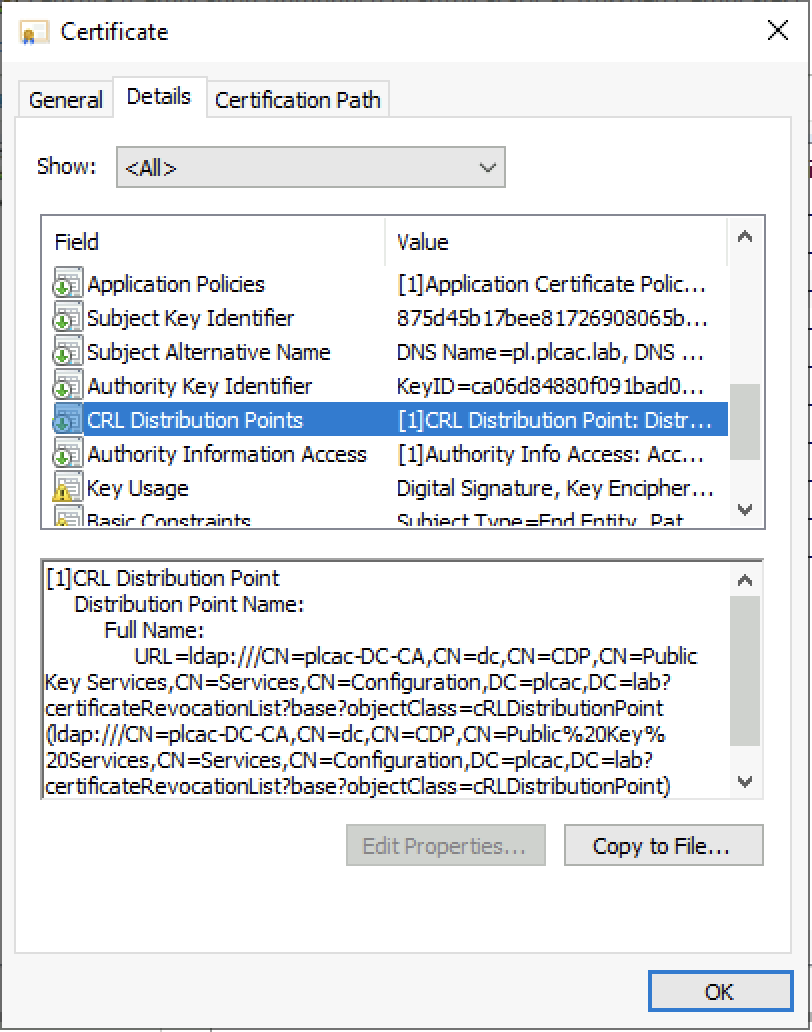 Certificate errors in the PrinterLogic client log, but no certificate ...